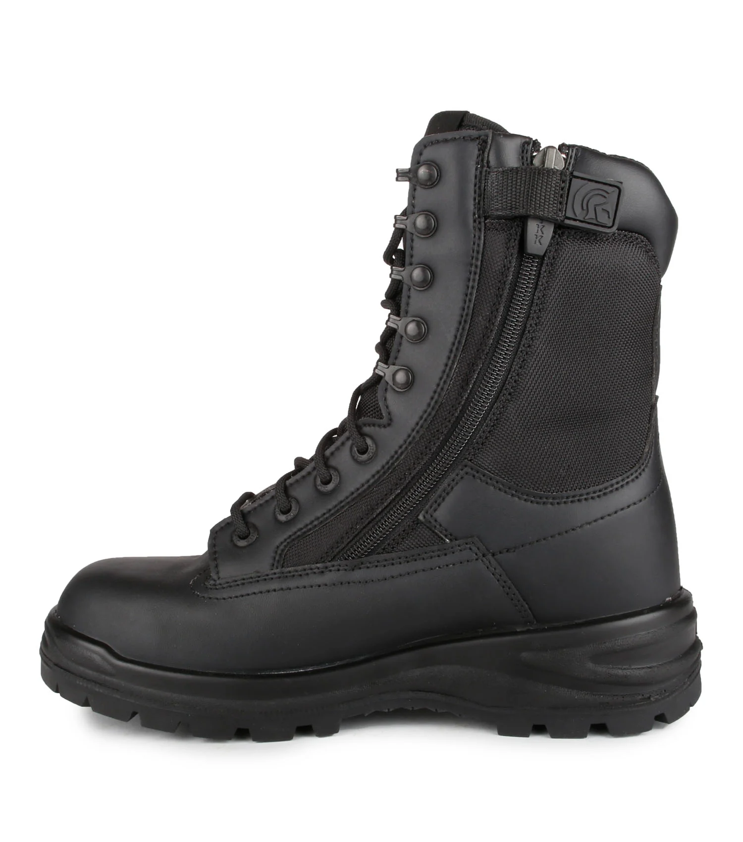 911, Black | 8" Leather & Ballistic Nylon Tactical Boots | Vibram TC4+ - Image 3