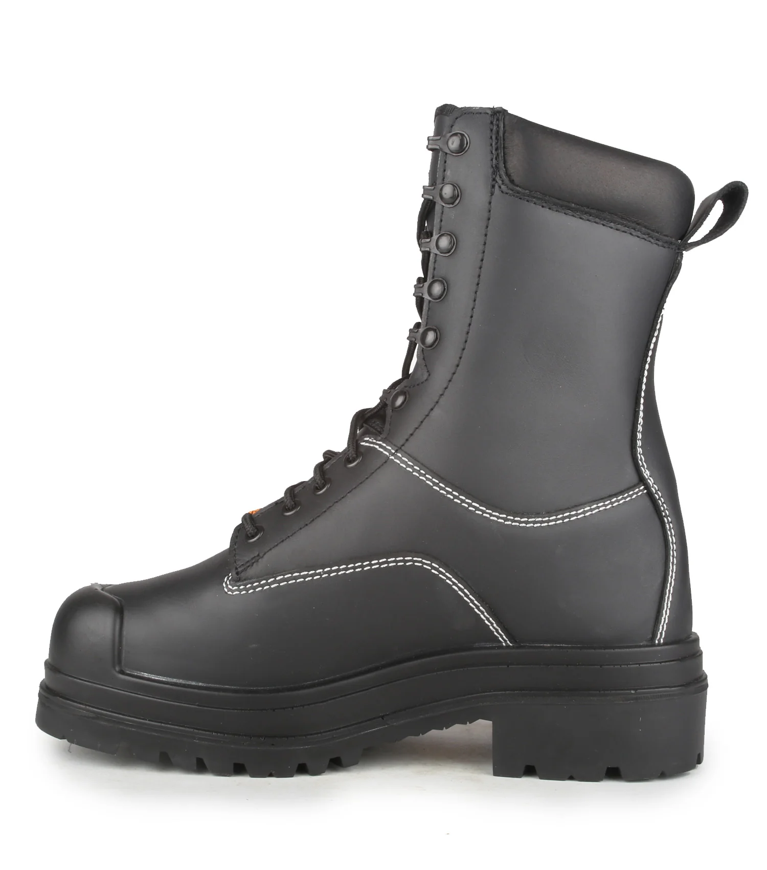 Hardrock, Black | 10" Leather Work Boots | Internal Metguard - Image 3